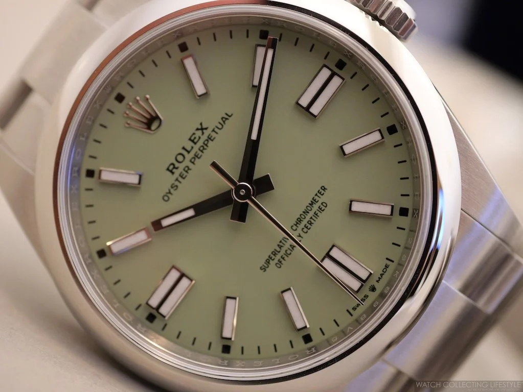 W&W 2025: Rolex Oyster Perpetual in Pistachio, Beige and Lavender